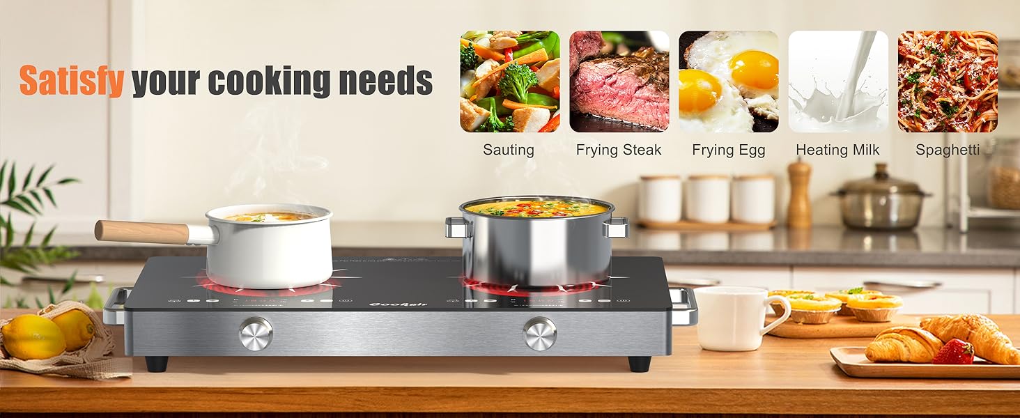 2 burner electric cooktop