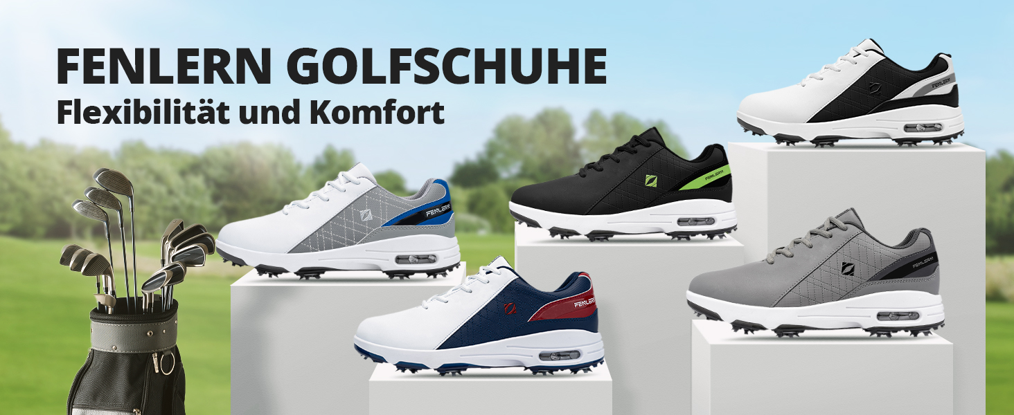 Fenlern Herren Golfschuhe 
