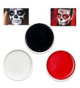 black face paint halloween face paint white face paint water activated face paint red face paint