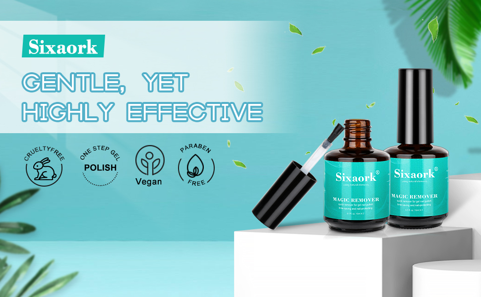 Gel Polish Remover, Gel Nail Polish Remover 2 Pack, 23