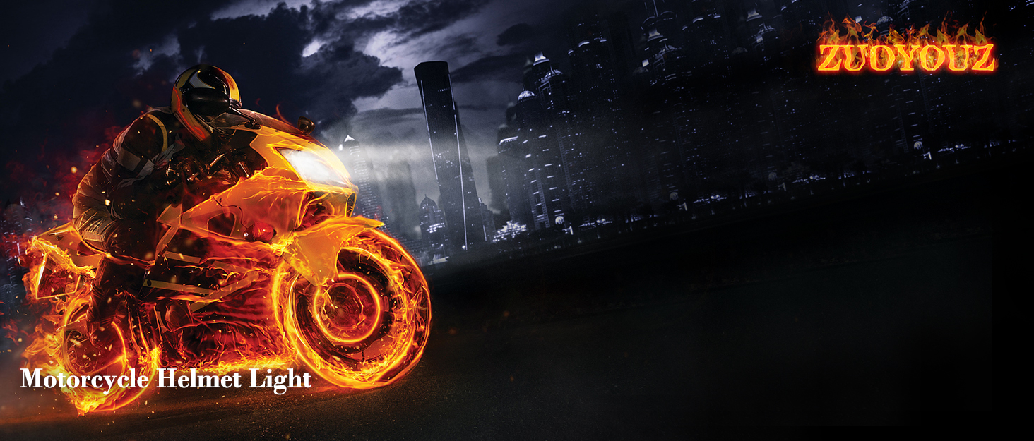 Motorcycle Helmet Light,3 Modes Driving EL Light Strips