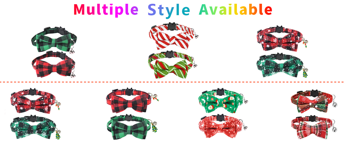 holiday cat collar