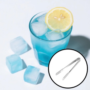 stainless steel ice tongs