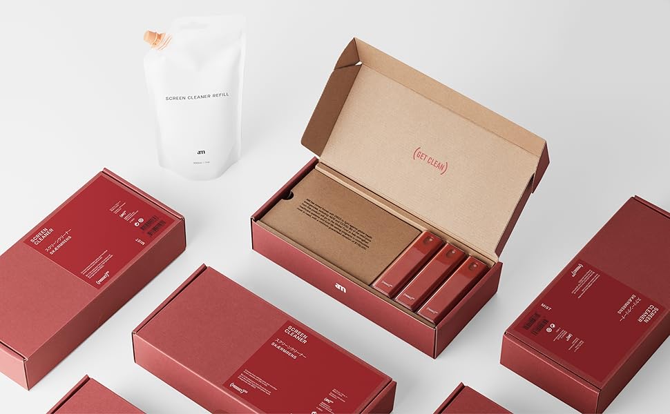 (PRODUCT)RED x AM MIST Screen Cleaner 3pack w/ Refill 200 ml Allin