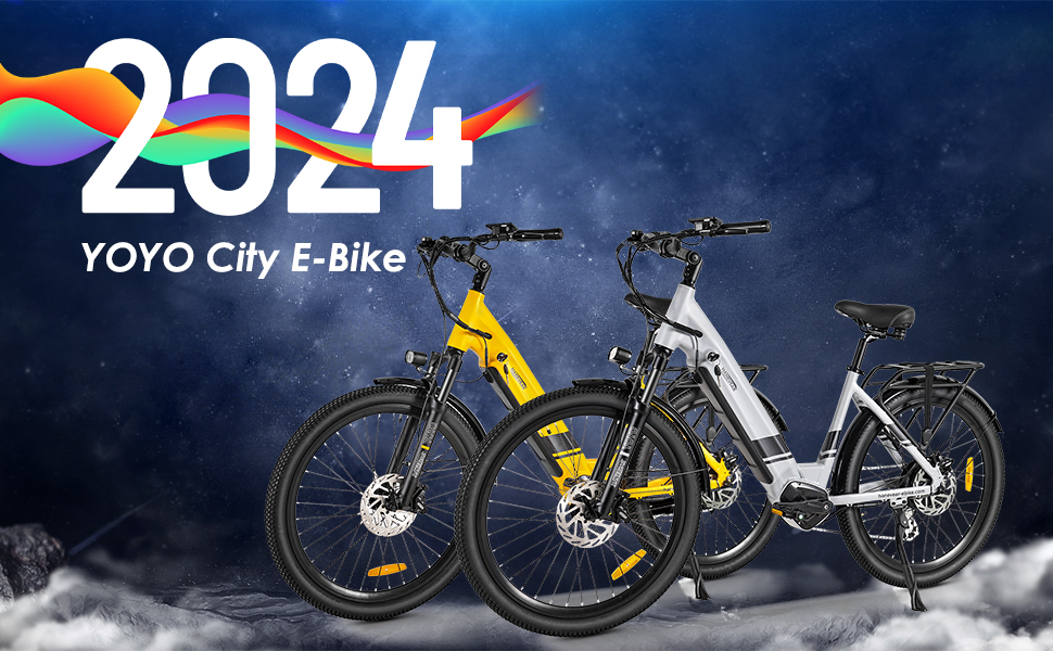 Hanevear YOYO E Bike Electric Bicycle 26 Inch Pedelec