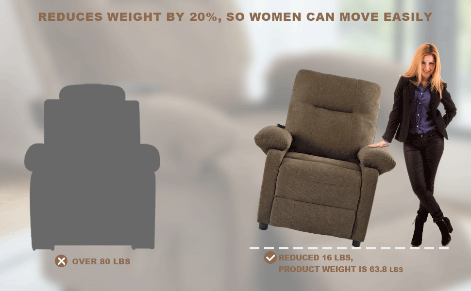 Recliner Chair Massage Rocker with Heated, Lazy Boy