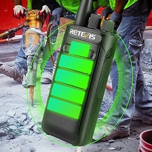 Retevis RB85 2 Way Radios Walkie Talkies Long Range, Noise Cancelling High Power Two Way Radios,16CH 2000mAh Rechargeable Walkie Talkies for Commercial Use School Security (6 Pack) 19 two way radios with 2000mAh Li-ion battery rechargeable