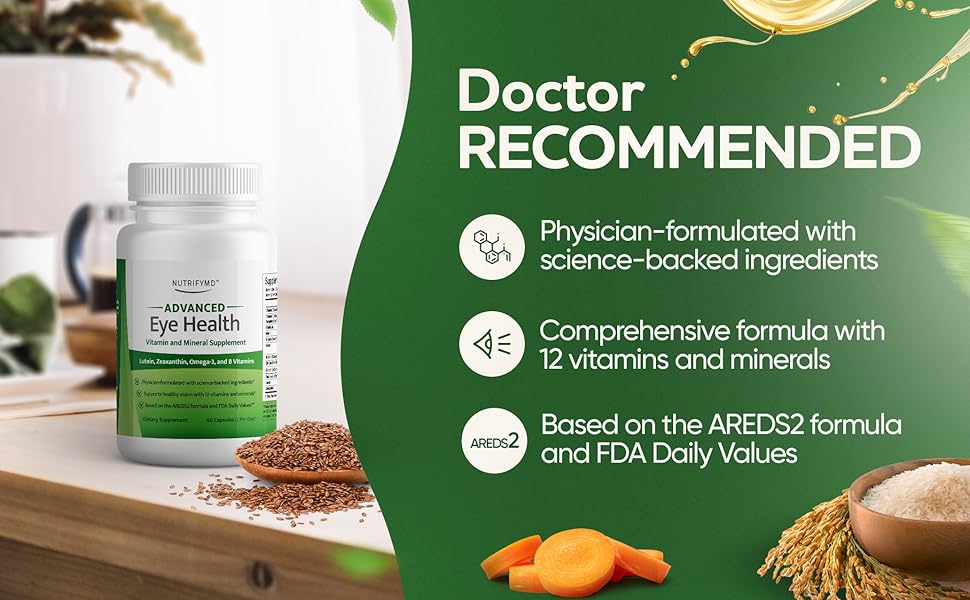 Doctor Recommended. Physician-formulated with science-backed ingredients.