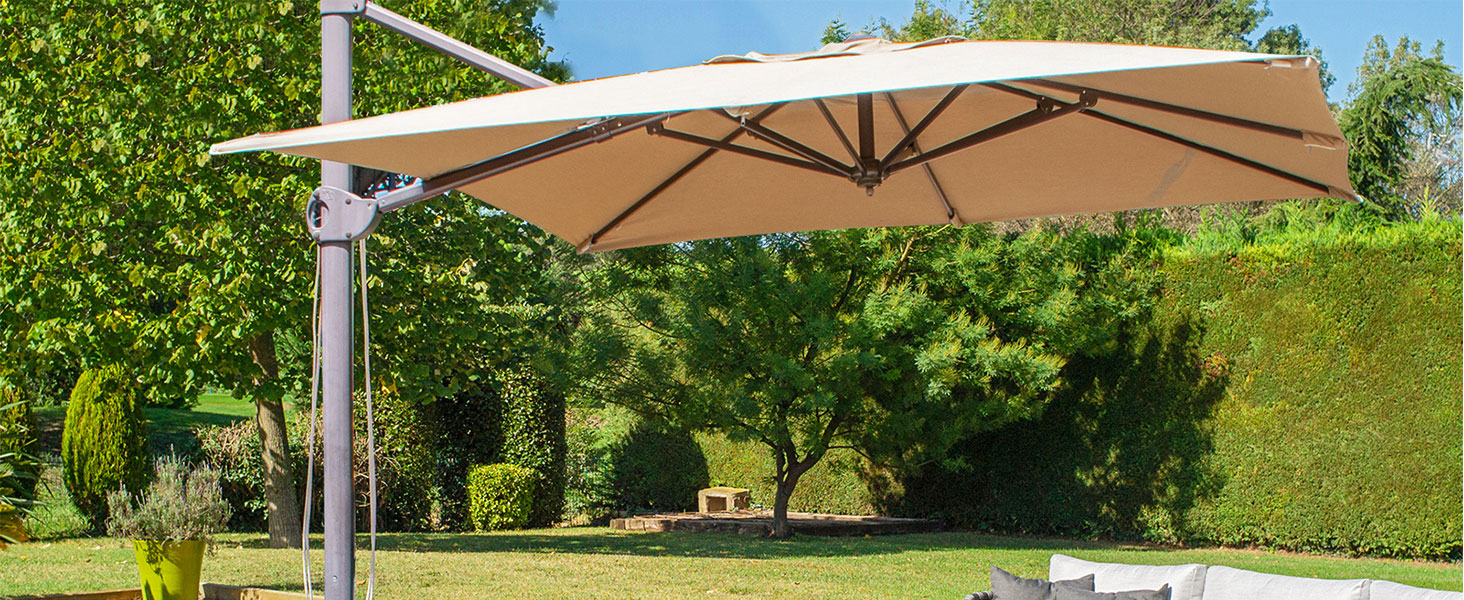 Giantex 84kg Offset Umbrella Base, Heavy Duty Cantilever Umbrella Weighted Base with EasyFill