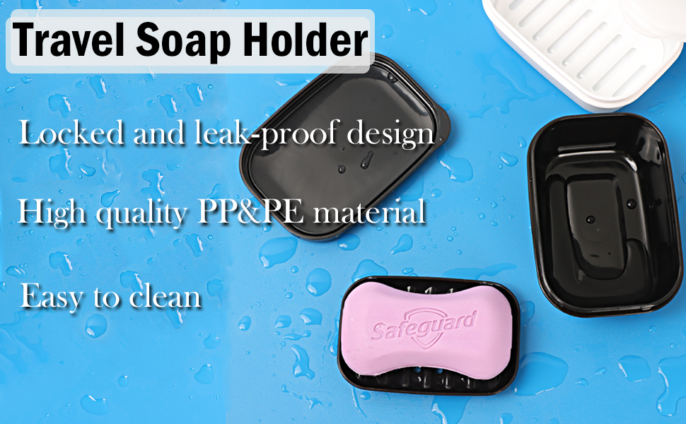 Fiezkaa Travel Soap Container, 1 Pack Bar Soap Holder