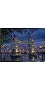 Amazon | LANDFAIR ダイヤモンドアートキット-38 x 50 cm