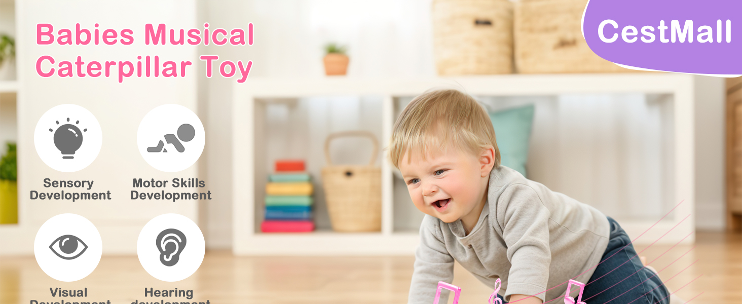 infant Musical Caterpillar Plush Toy