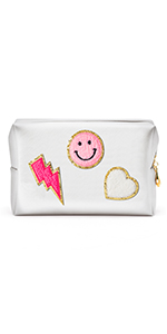 Preppy Patch Cosmetic Toiletry Bag