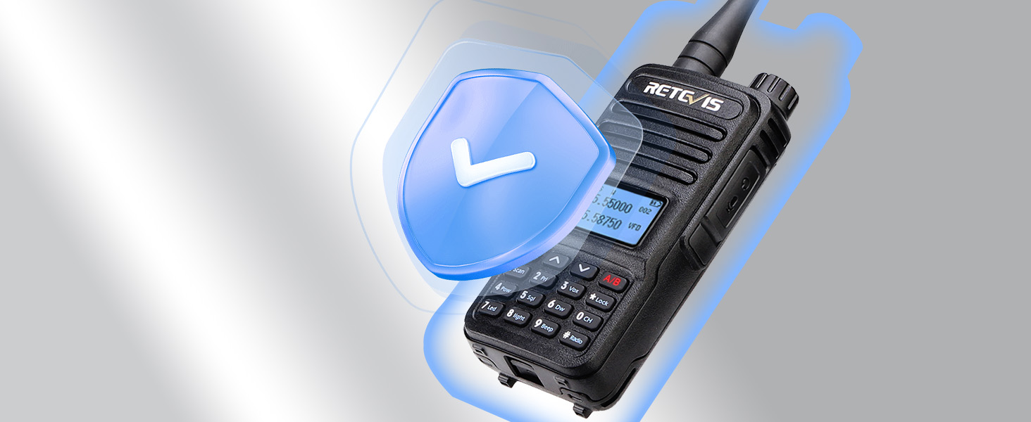 Retevis RT85 Ham Radios Long Range,High Power Walkie Talkies,Dual Band Radio,Built in VFO,DTMF,VOX,Emergency Alarm,Flashlight,Handheld Ham Radios for Family Survival Gear Camping Hunting (2 Pack) 13 CTCSS