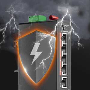 5 port industrial poe switch