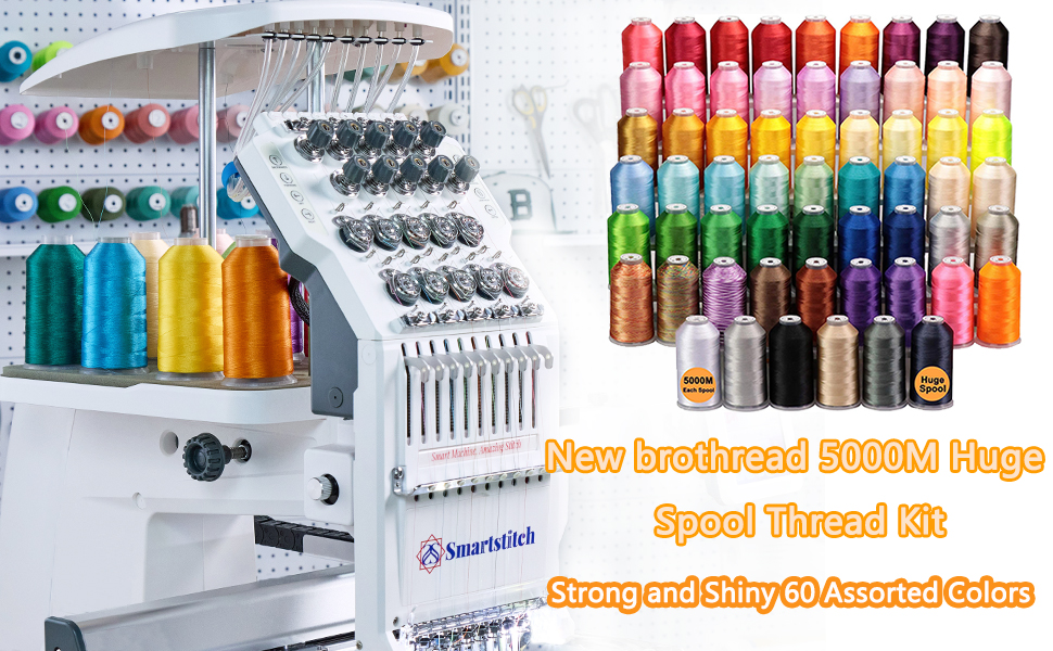 Ezeez　【theredthread】 Amazon.com: New brothreads - All 60 Assorted Colors of Huge