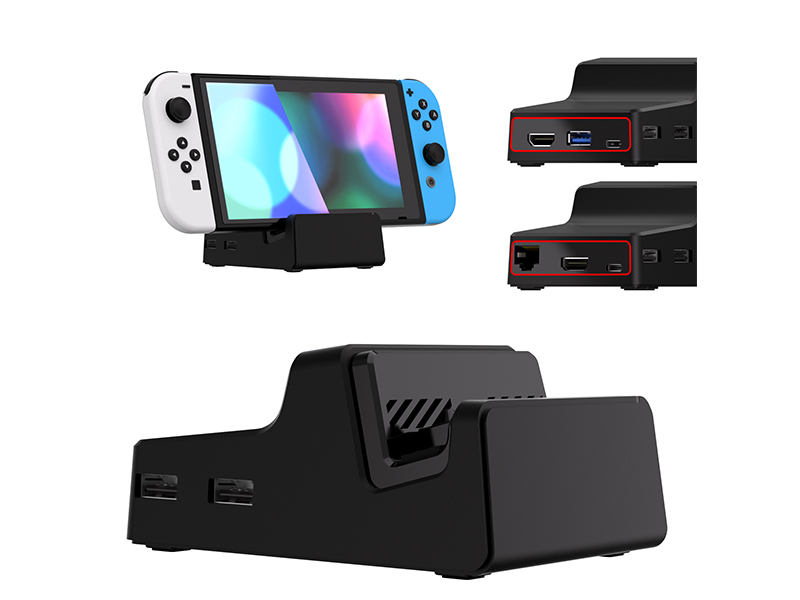 eXtremeRate AiryDocky DIY Kit, Coque de Remplacement pour Nintendo