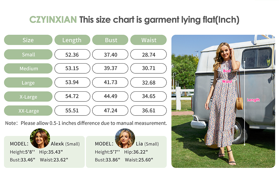 women tie neck maxi dress