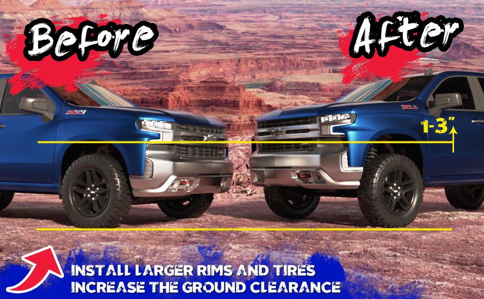 KSP 13" Torsion Bar Key For Silverado Sierra 1500HD 2500HD 3500HD