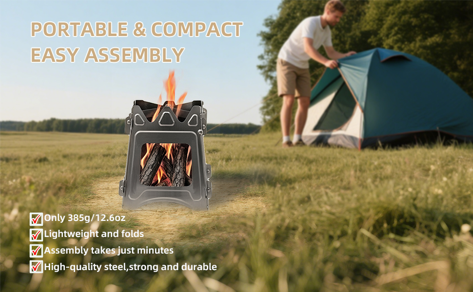 wood stove for camping