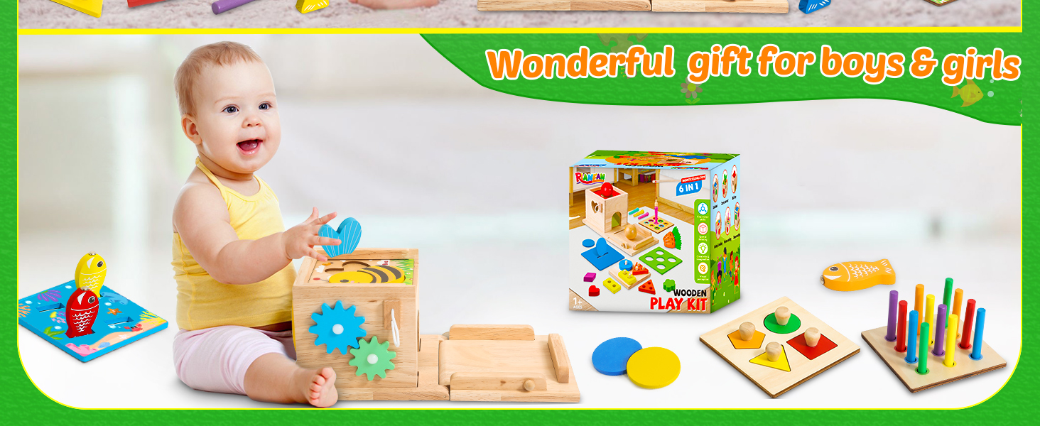 If you are looking for a gift for toddlers you will love our Montessori preschool wooden toy.