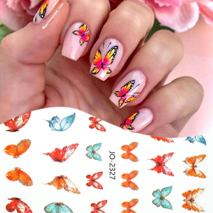 butterfly nail stickers