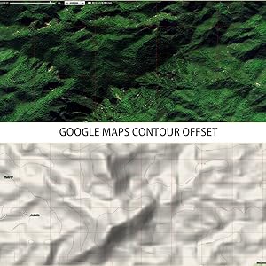 Google Maps Contour Lines