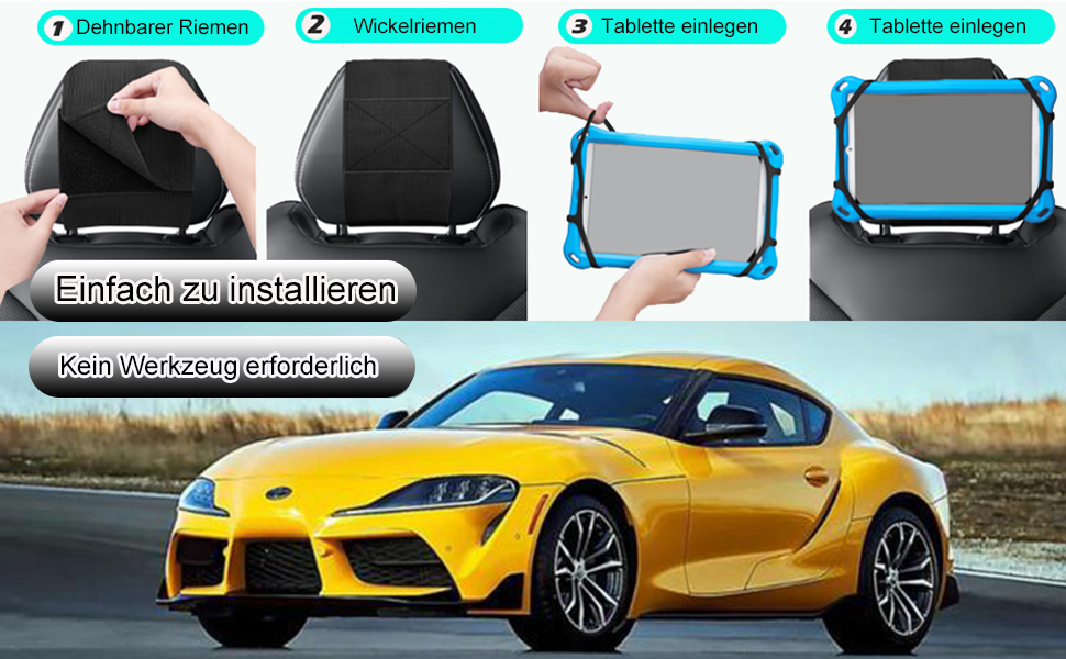 Βάση iPad για προσκέφαλο αυτοκινήτου, βάση tablet για αυτοκίνητο, βάση iPad για αυτοκίνητο