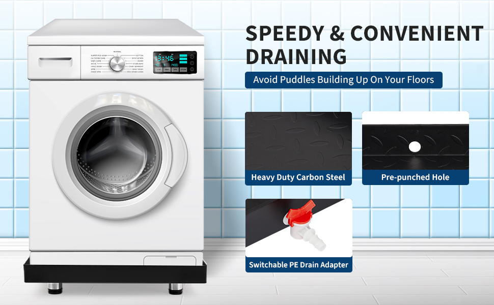 GarveeTech Carbon Steel Washing Machine Pan