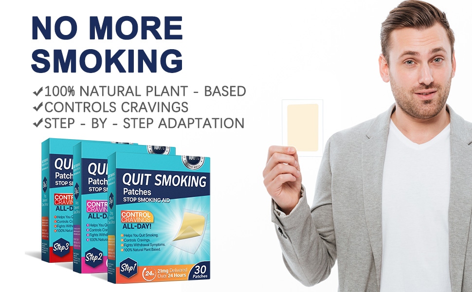 Quit Smoking Patches Step1 30 Patches/Box 21mg Nicotine Patches