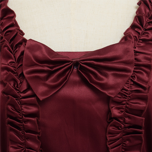 Bowknot and ruffled deco