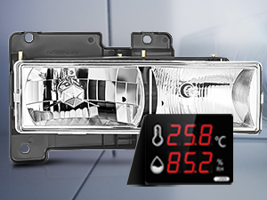 1988-1998 C/K 1500/2500/3500 GMC Sierra 1992-1994 Blazer Yukon 1994-1999 Tahoe Headlight Assembly Chrome Housing Clear Lens