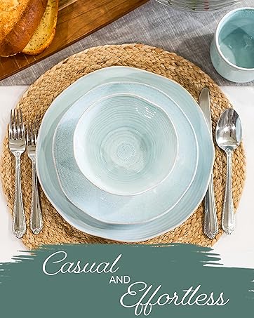 16 piece set dishware sets from Elanze that are elegant, timeless, modern and rustic