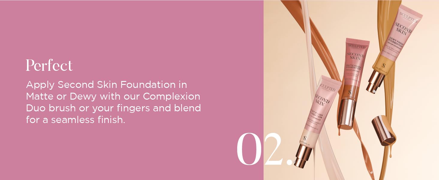 matte second skin coverage protect blemish flawless glow blendable colour foundation blush cream spf