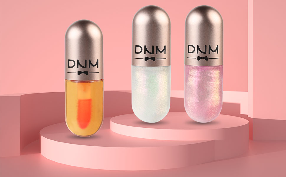 BINGBRUSH 3 Pcs Color Changing Lip Gloss Tinted