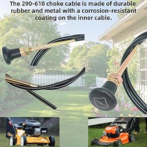 Amazon.com : BLOLACDZ 290-610 Choke Cable Replacement for