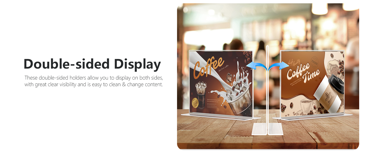 double sided display stand