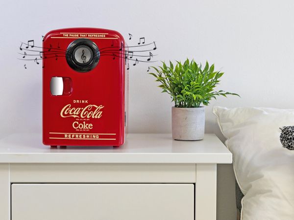 mini fridge portable bedroom cooler refrigerator skincare freezer car pink office