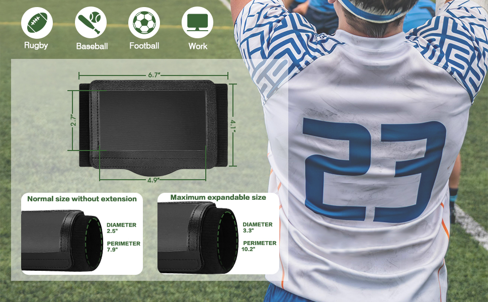 football wristbands for plays