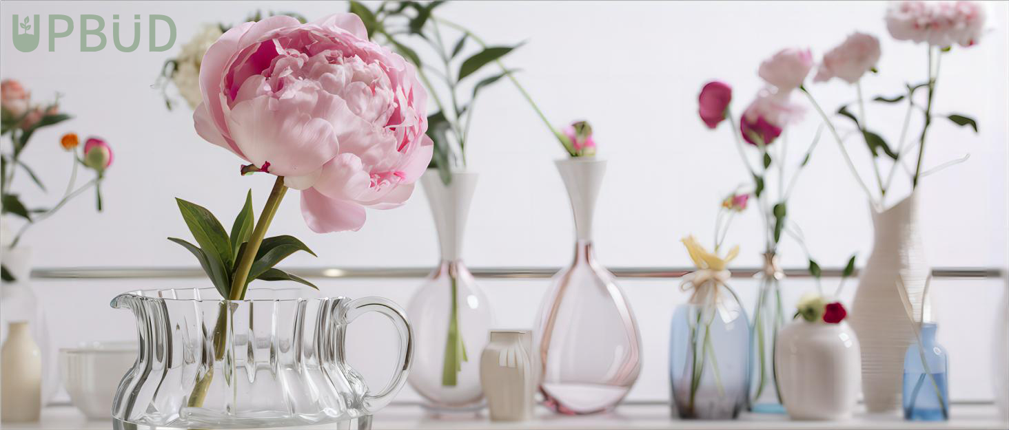 Clear Glass Bud Vases Set of 5, Mini Flo... 10 11