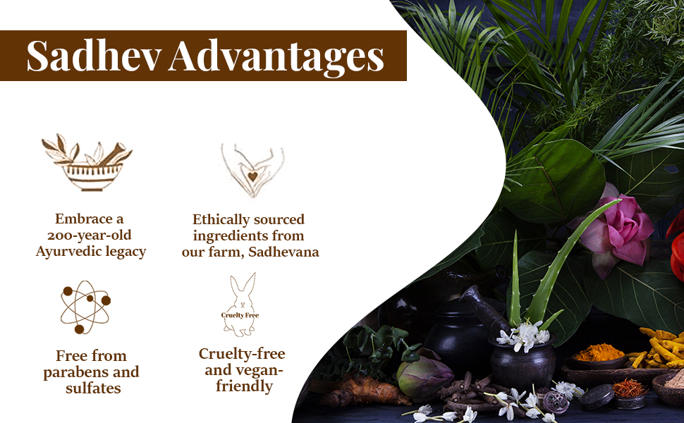 Sadhev Ayurvedic Face Cleanser For Combination Skin With Triphala