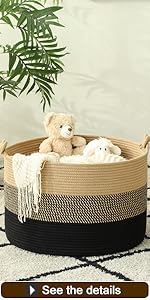 Amazon.com: KAKAMAY Large Blanket Basket (20