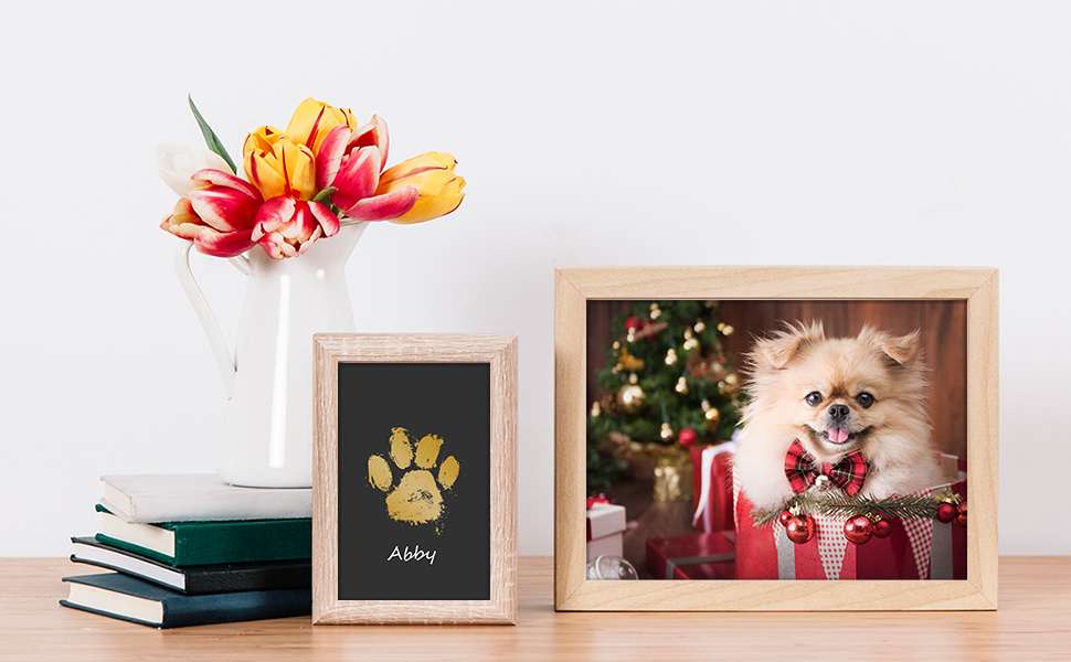 Nabance Baby Footprint Kit, Paw Print Kit, Dog Nose Print