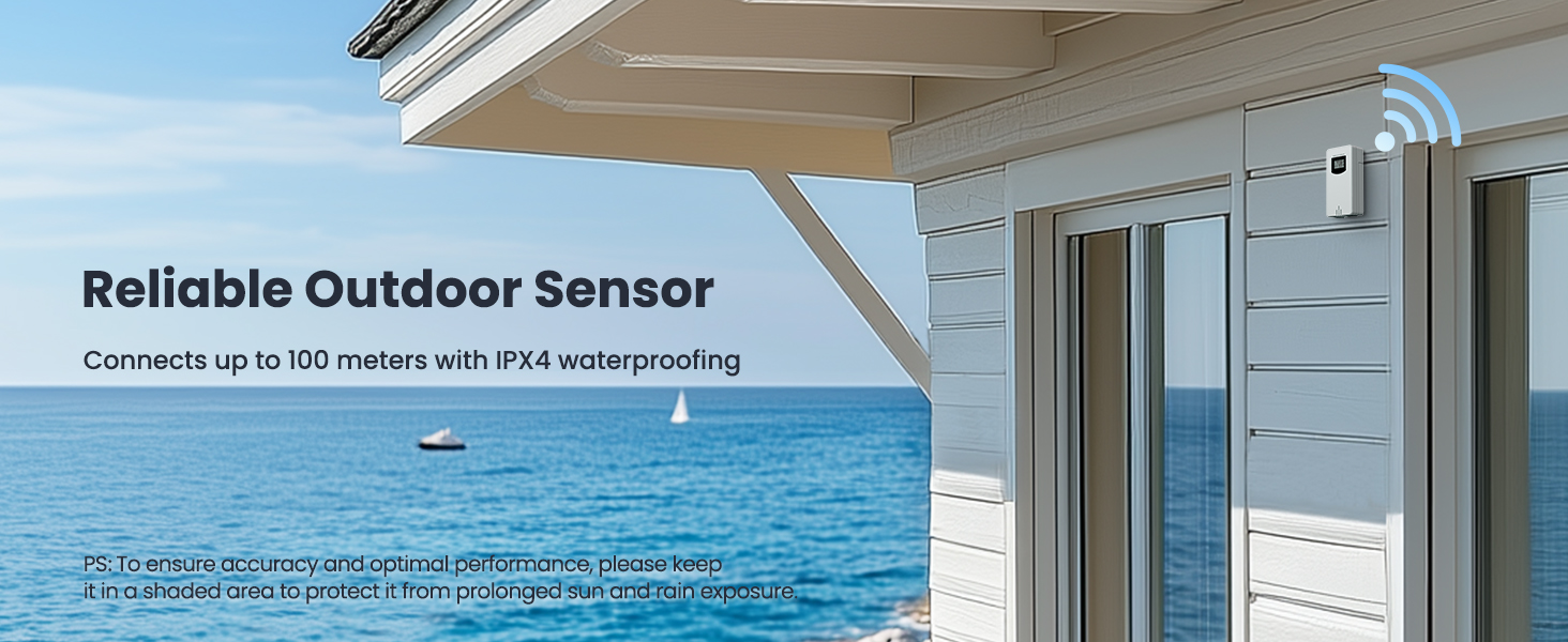 Weather Station Wireless Indoor Outdoor Thermometer