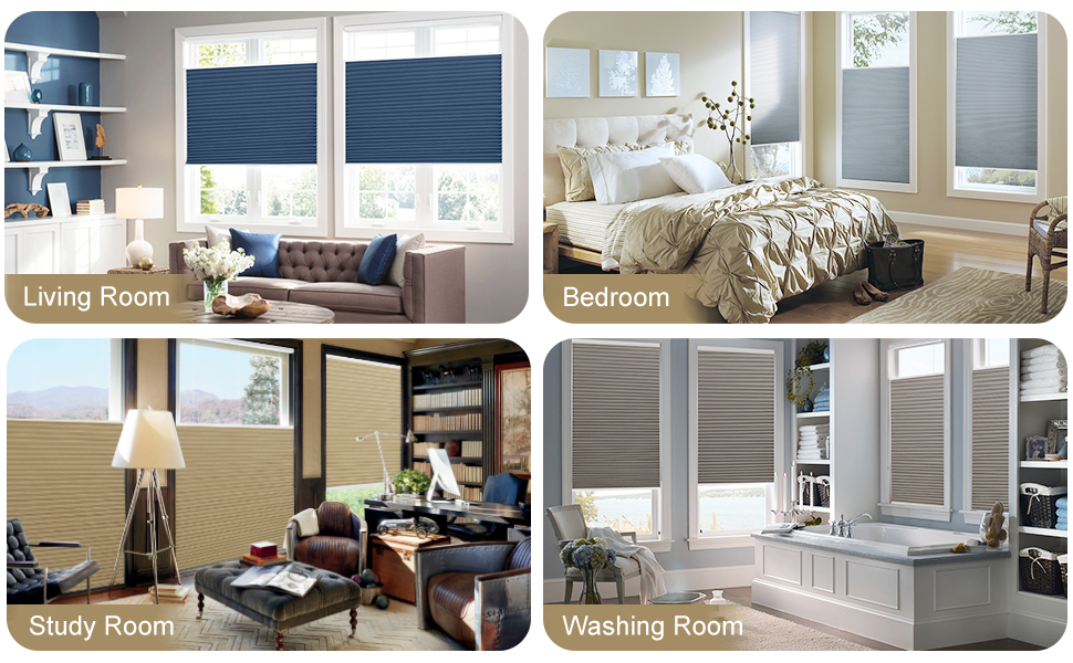 Didoya Day Night Cellular Shades, Top Down Bottom Up Blinds, Light
