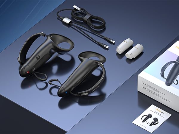 Amazon.co.jp: Maecker 充電コントローラーグリップ Quest 3S 用
