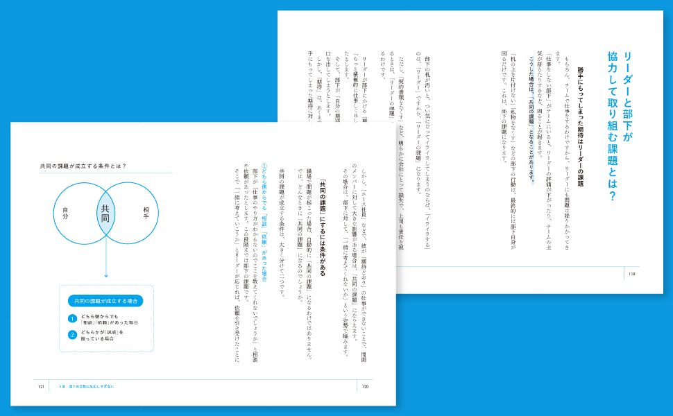 リーダーと部下が協力して取り組む課題とは?