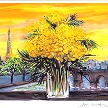 Amazon.co.jp: 絵画 版画 ミッシェル・アンリ 額付 『ピンクの