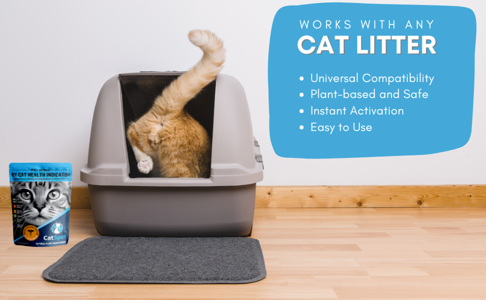 work with any cat litter universal compatability plant based safe easy to use