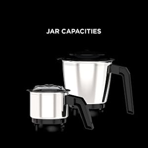 Preethi Peppy MG 245 750-Watt Mixer Grinder with 3 Jars (Black & Red)6